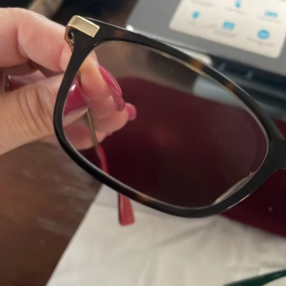 Gucci GG01120A 002 Havana/gold unisex rectangular eyeglasses w/ case & cloth - Picture 12 of 16